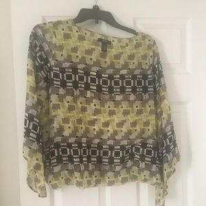 Alfani sheer blouse